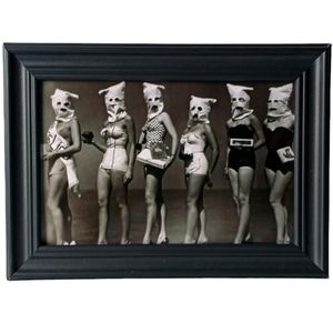 Vintage Lady's Legs Beauty Pageant Werid 60 Retro Beauty Make Up Fashion Art